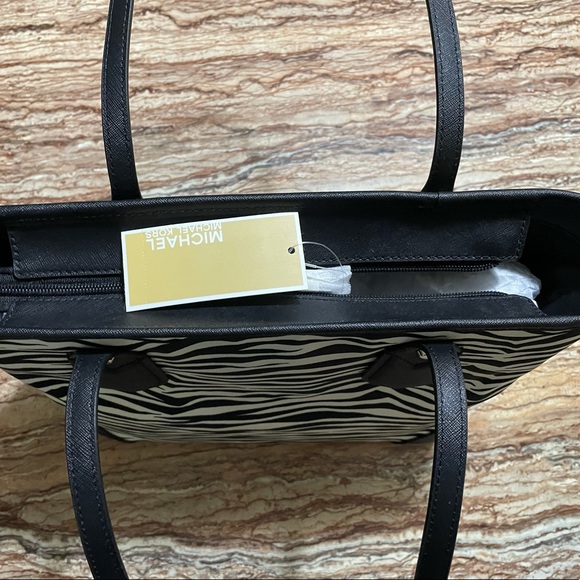 Zebra Print Tote | Michael Kors - Picture 6 of 12